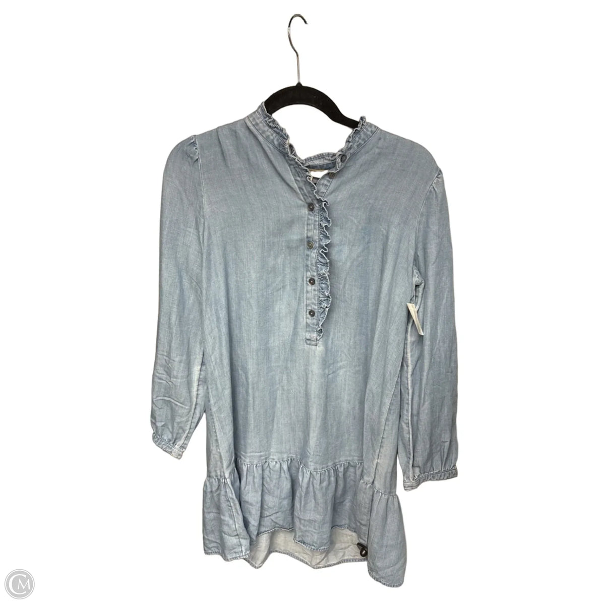 Dress Casual Midi By Loft In Blue, Size: M