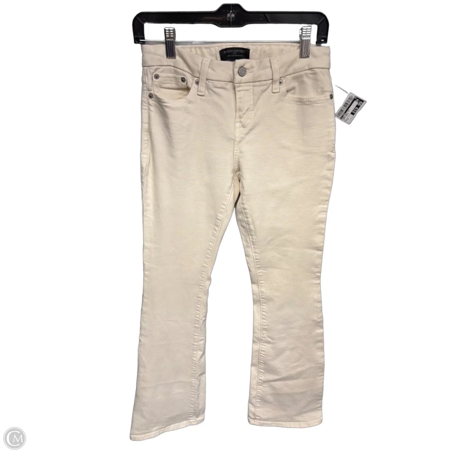 Jeans Boot Cut By J. Crew In Cream Denim, Size: 0