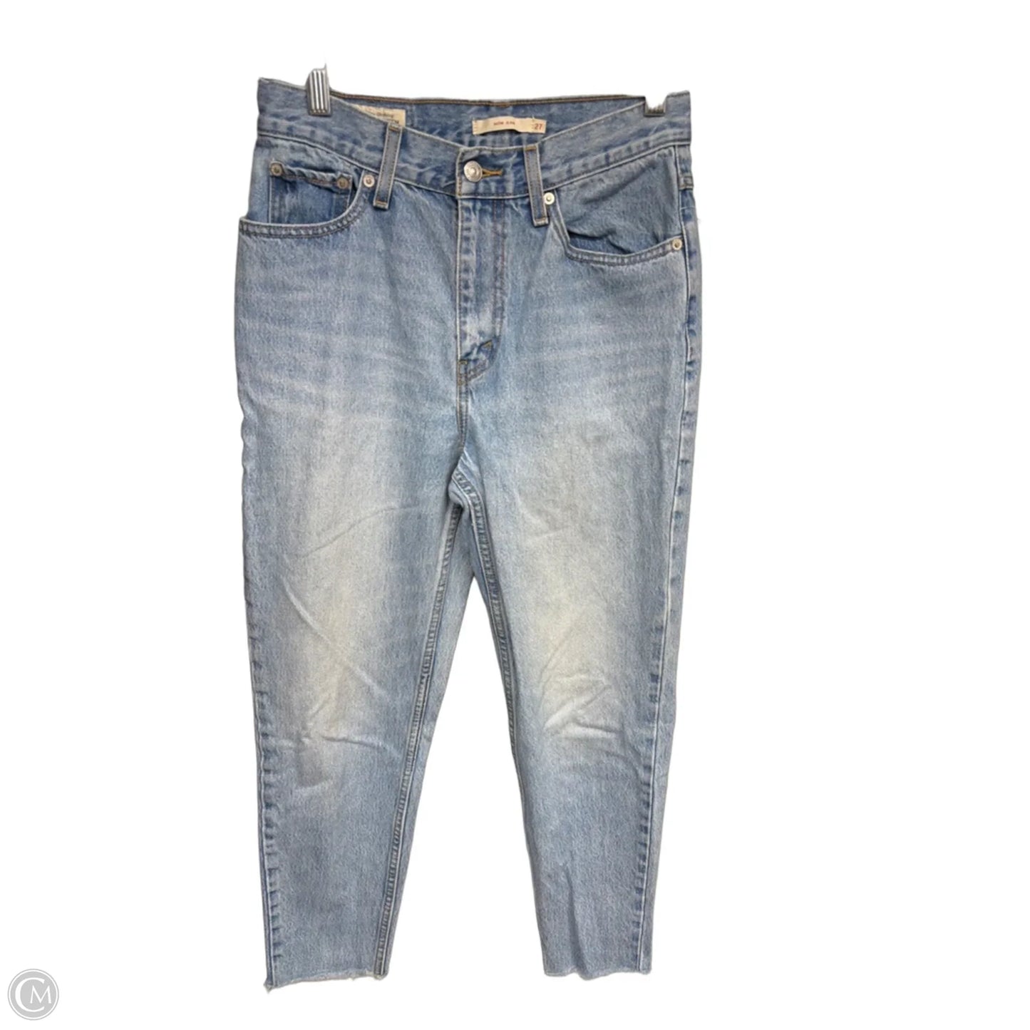 Jeans Straight By Levis In Blue Denim, Size: 4