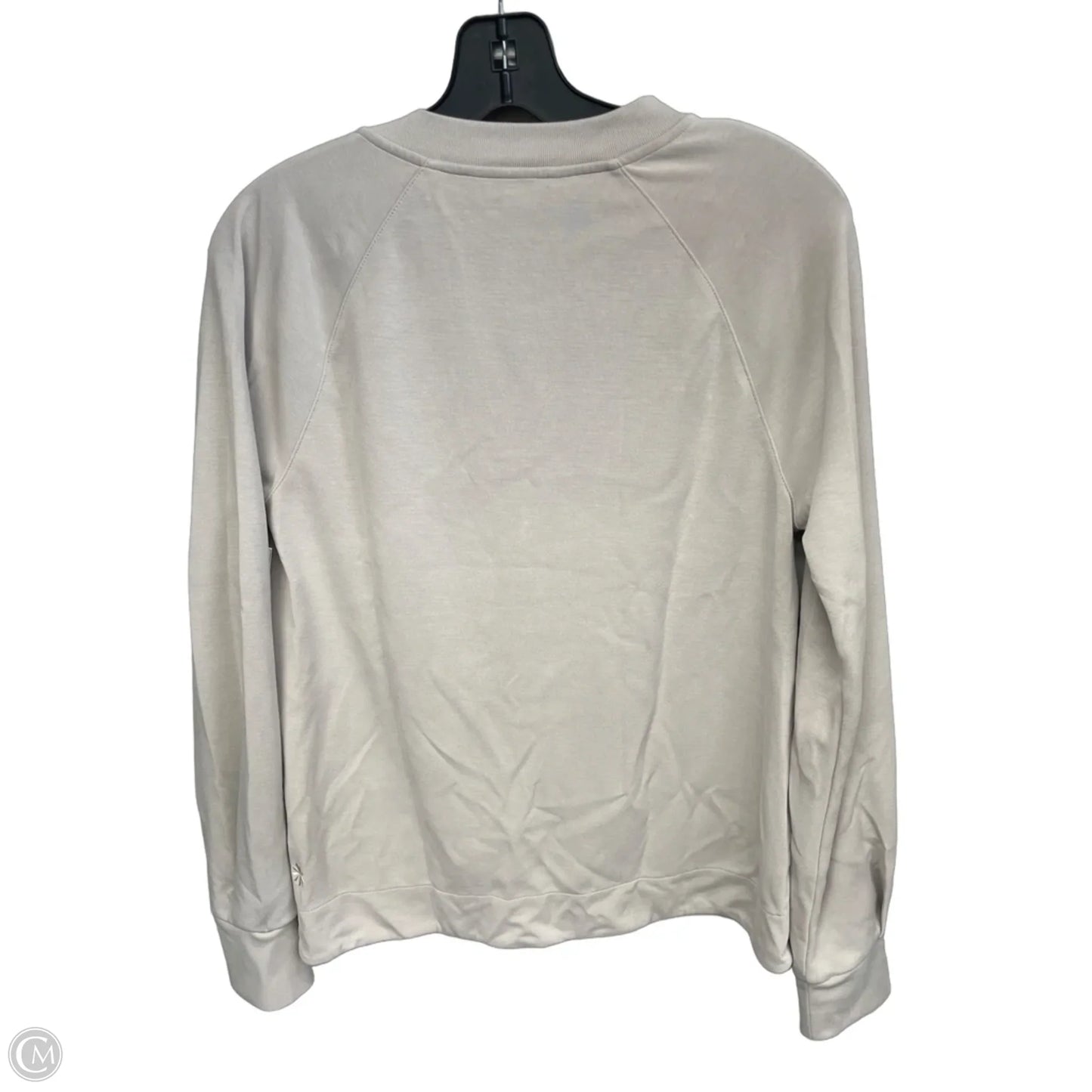 Sweatshirt Crewneck By Athleta In Cream, Size: Xs
