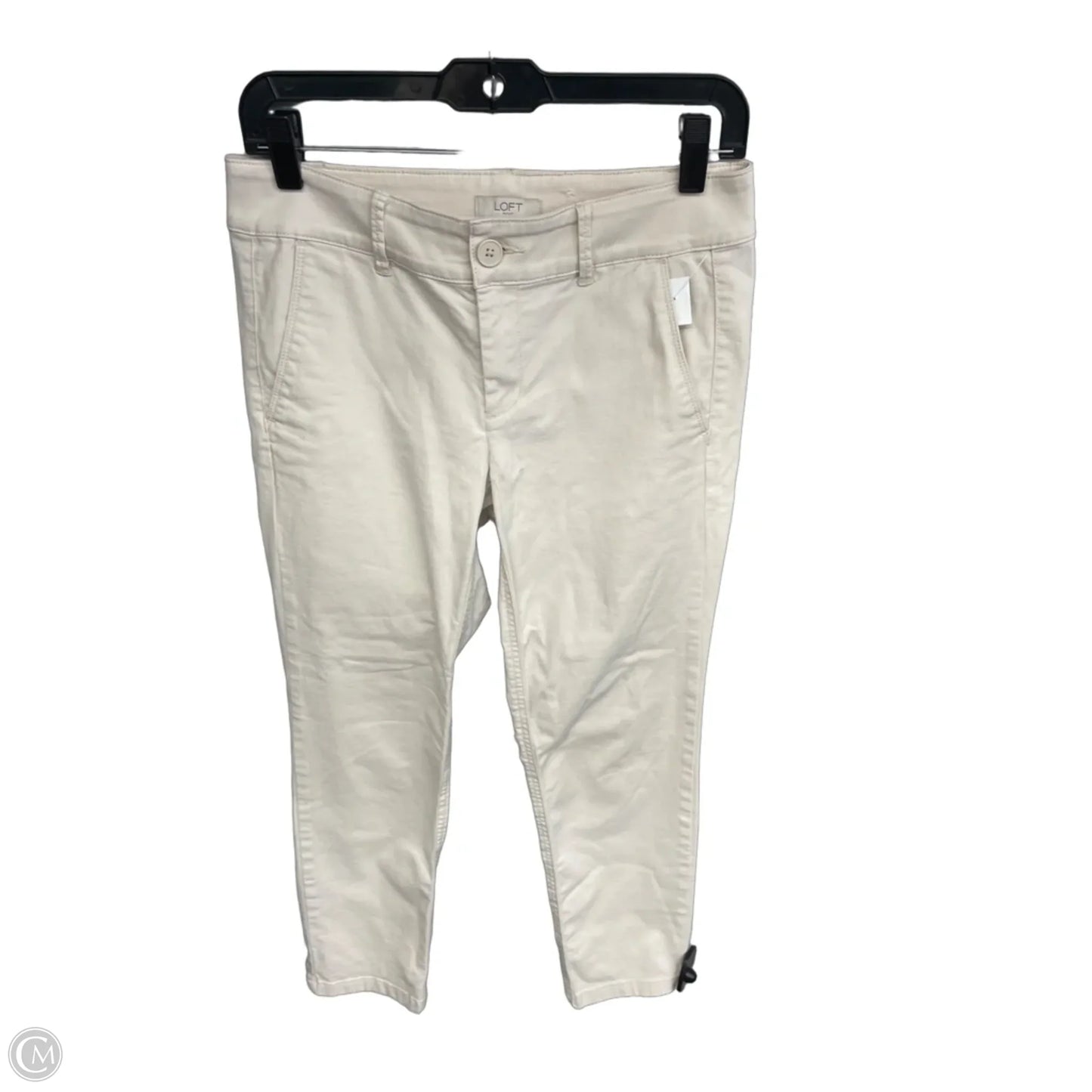 Pants Chinos & Khakis By Loft In Cream, Size: 2p