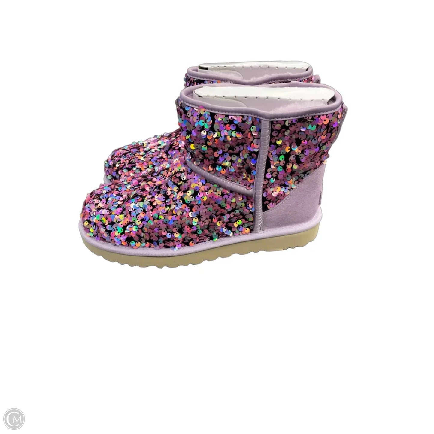 Boots Designer By Ugg In Pink, Size: 7