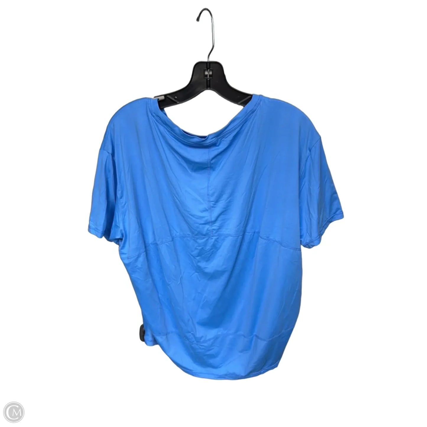 Athletic Top Short Sleeve By Zella In Blue, Size: S