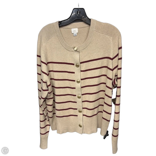 Cardigan By A New Day In Brown & Red, Size: L
