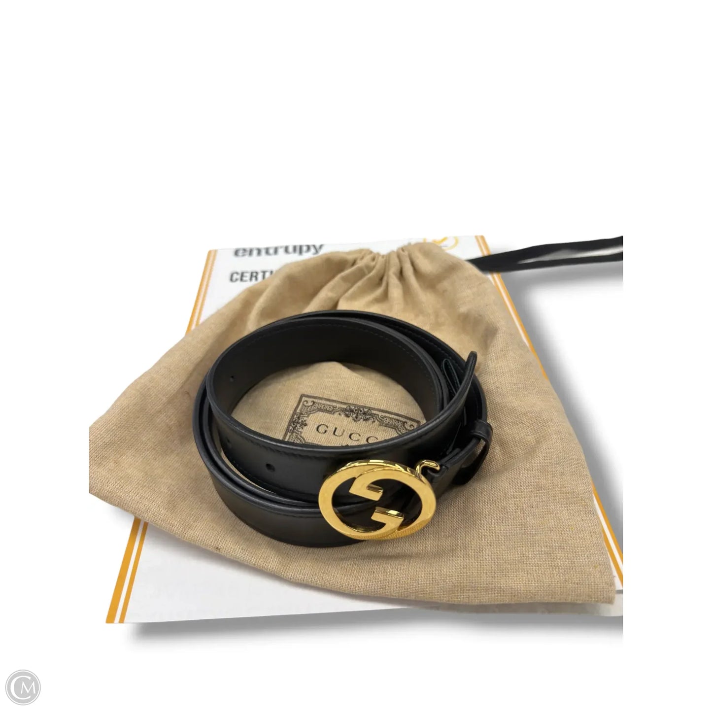 Belt Luxury Designer By Gucci, Size: Medium