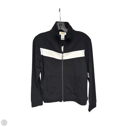 Sweatshirt Collar By Talbots In Black, Size: S