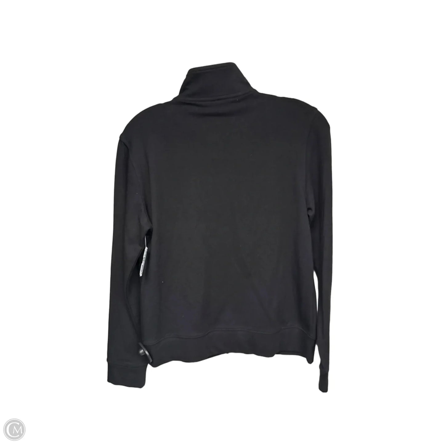 Sweatshirt Collar By Talbots In Black, Size: S