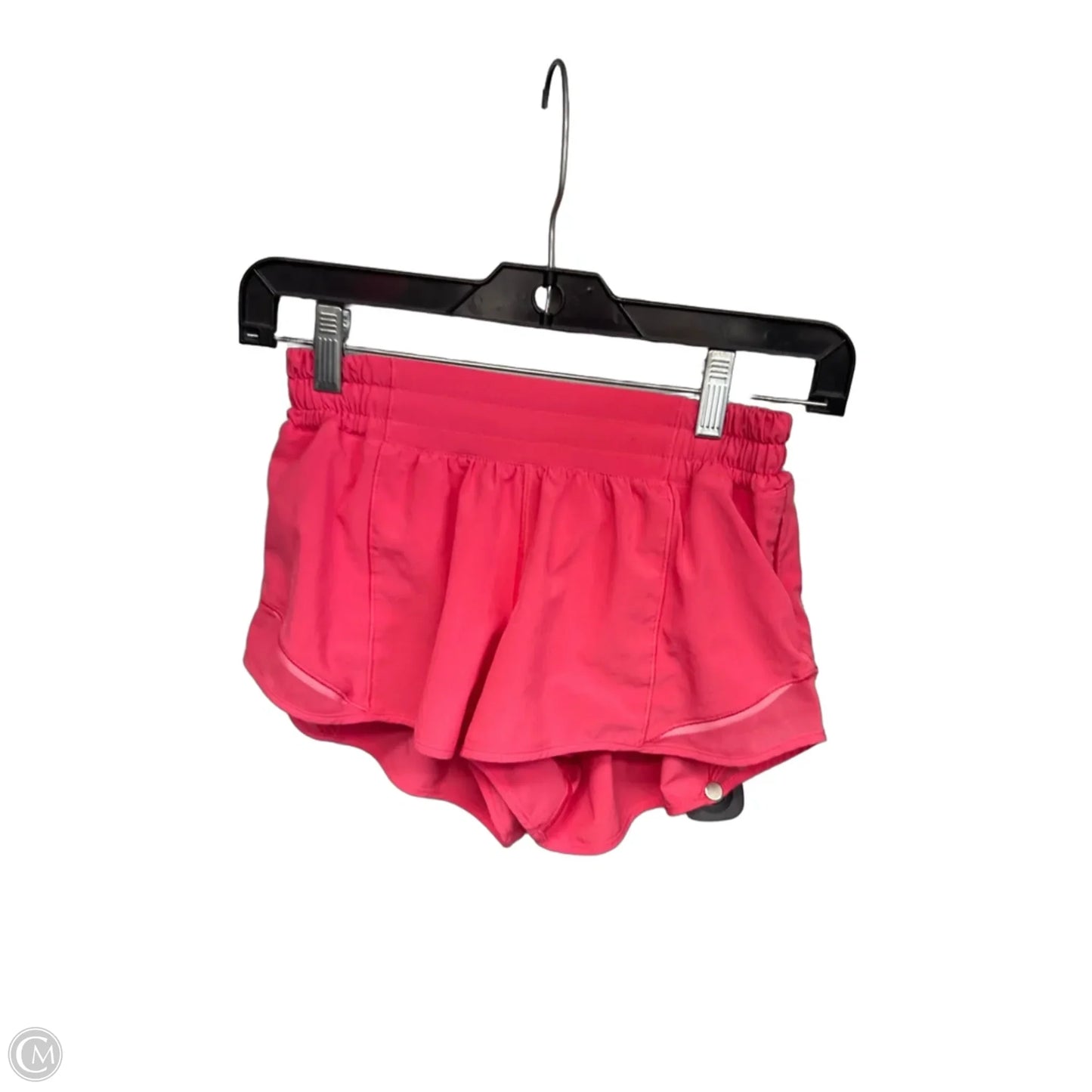 Athletic Shorts By Lululemon In Pink, Size: 4