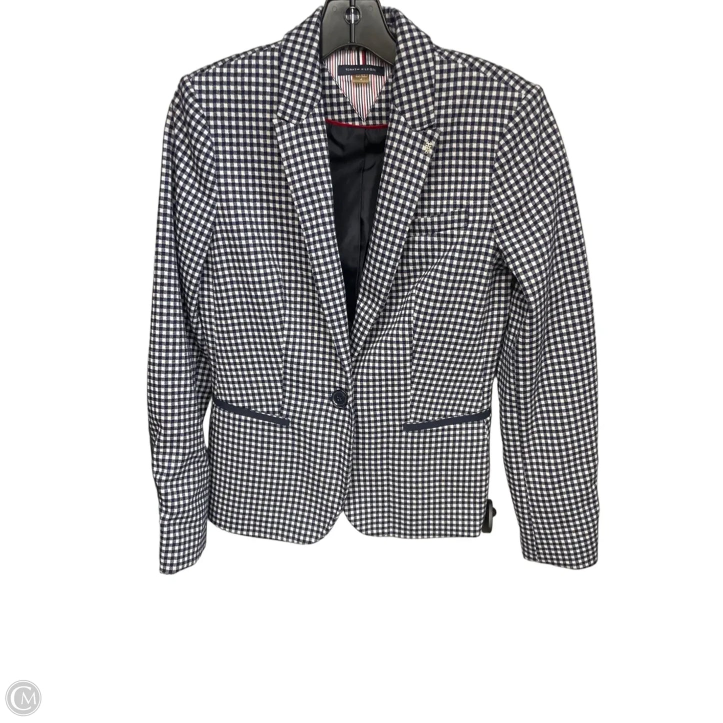 Blazer By Tommy Hilfiger In Blue & White, Size: 4
