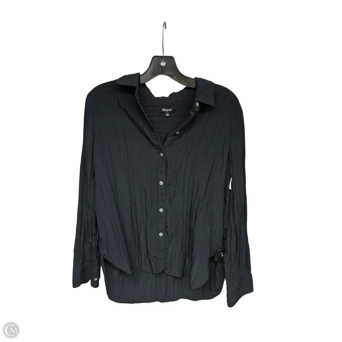 Top Long Sleeve By Madewell In Black, Size: M