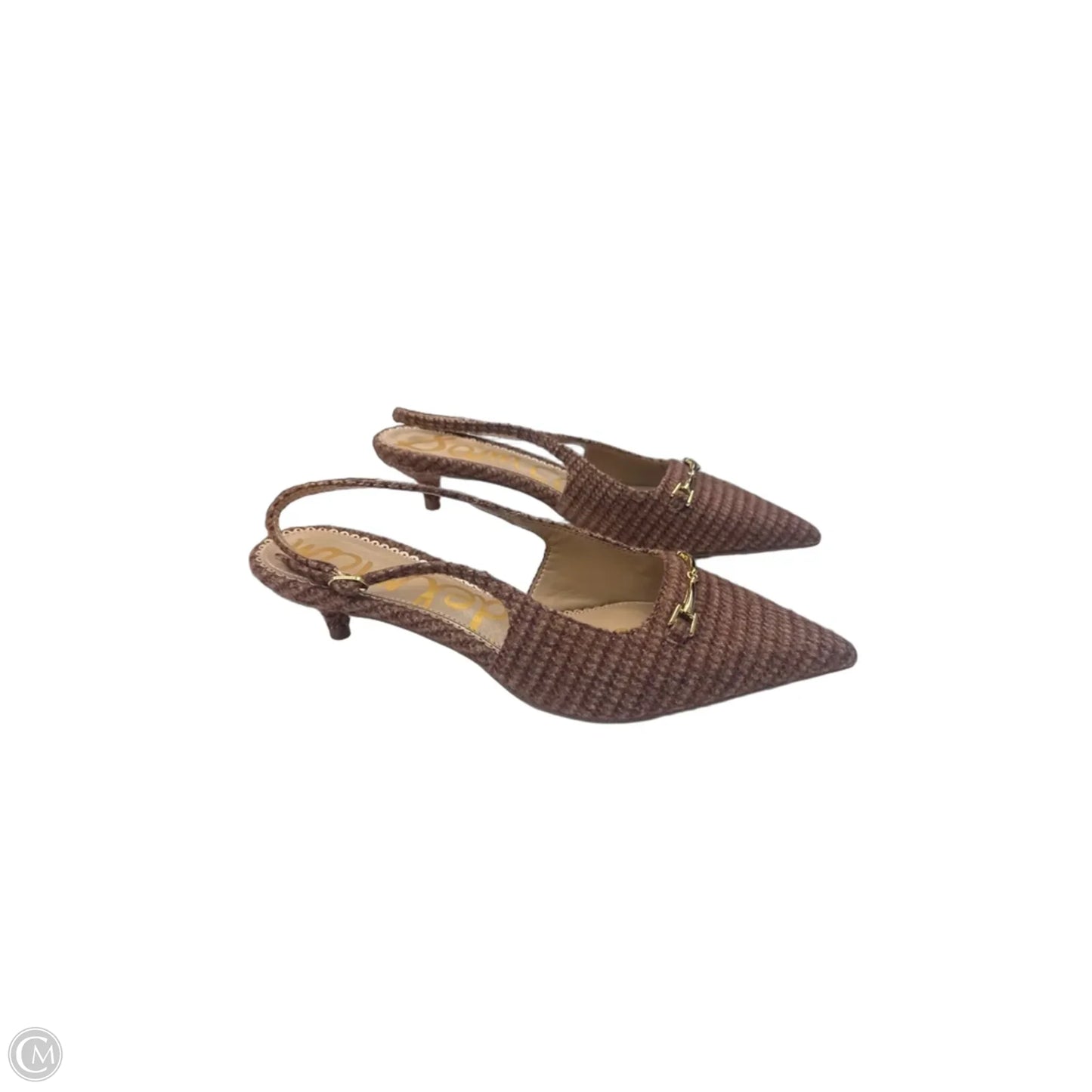Shoes Heels Kitten By Sam Edelman In Brown, Size: 8