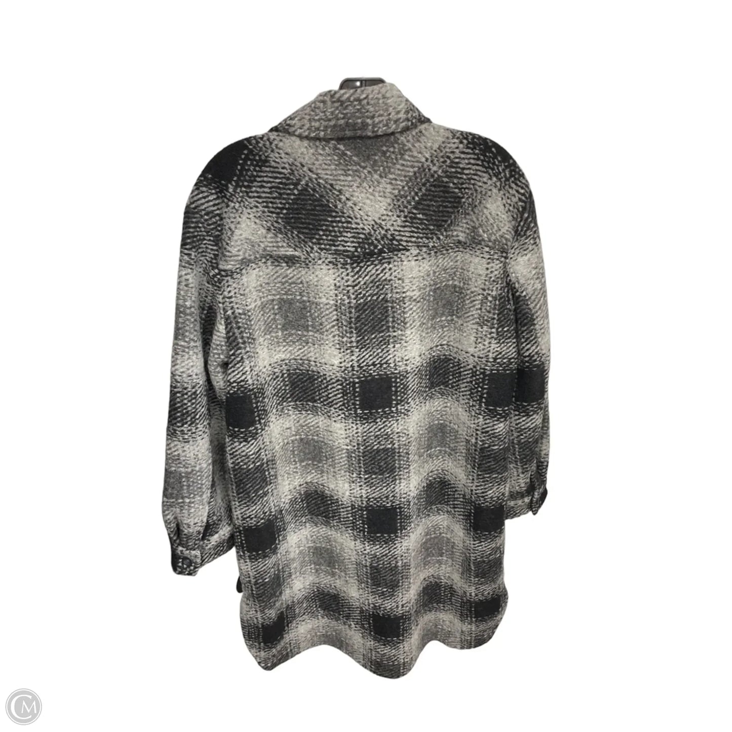 Coat Peacoat By Gap In Grey, Size: S