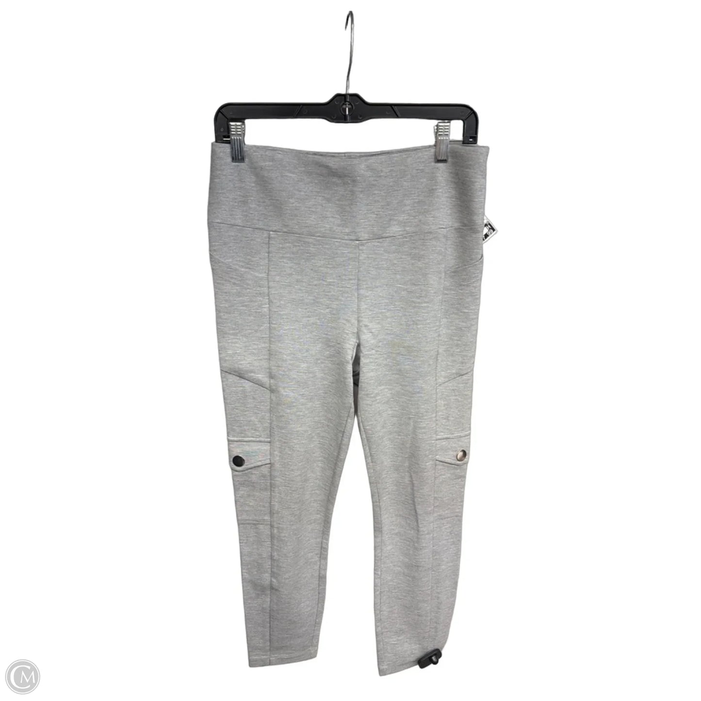 Athletic Leggings By Cabi In Grey, Size: M