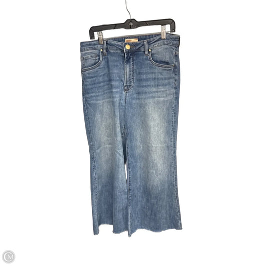 Jeans Wide Leg By Kut In Blue Denim, Size: 6