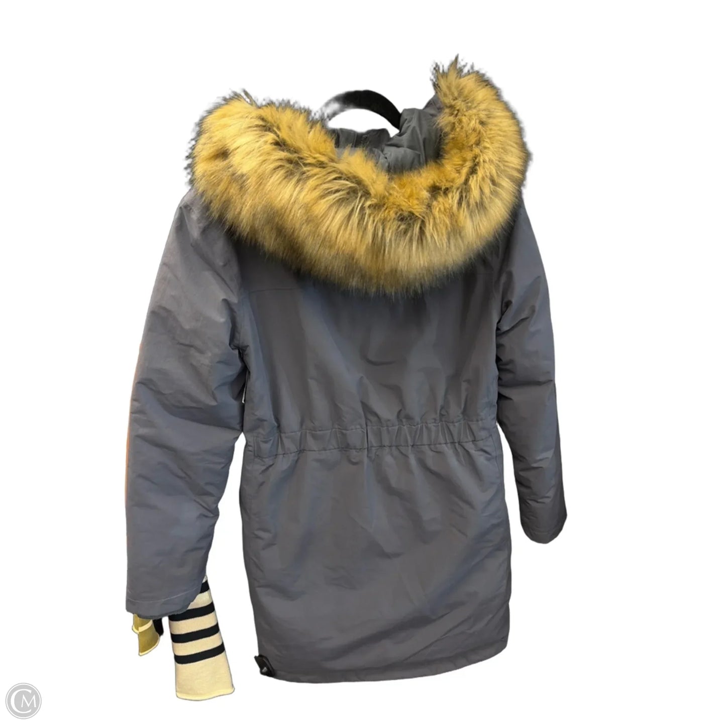Coat Parka By Columbia In Grey, Size: L