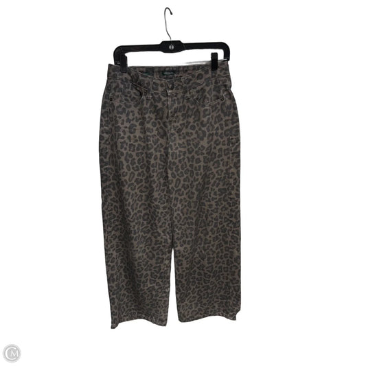 Jeans Wide Leg By Wild Fable In Animal Print, Size: 4
