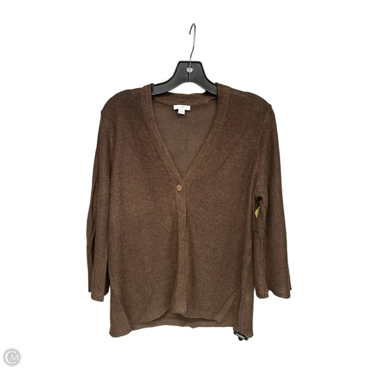 Cardigan By J. Jill In Brown, Size: M
