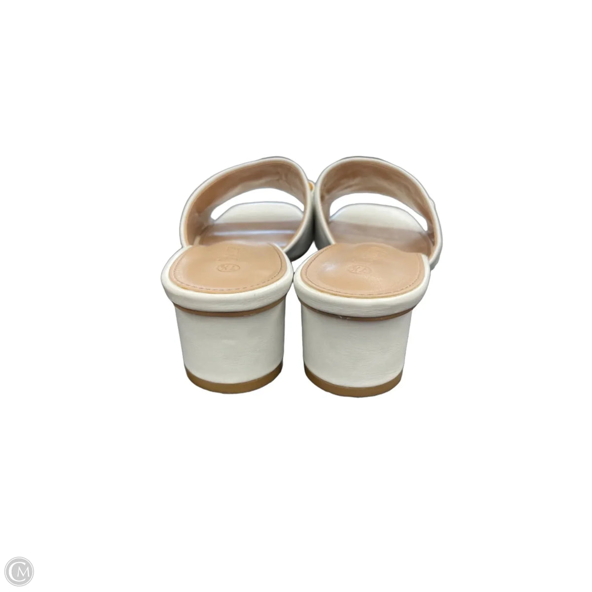 Shoes Heels Block By Coutgo In White, Size: 7.5