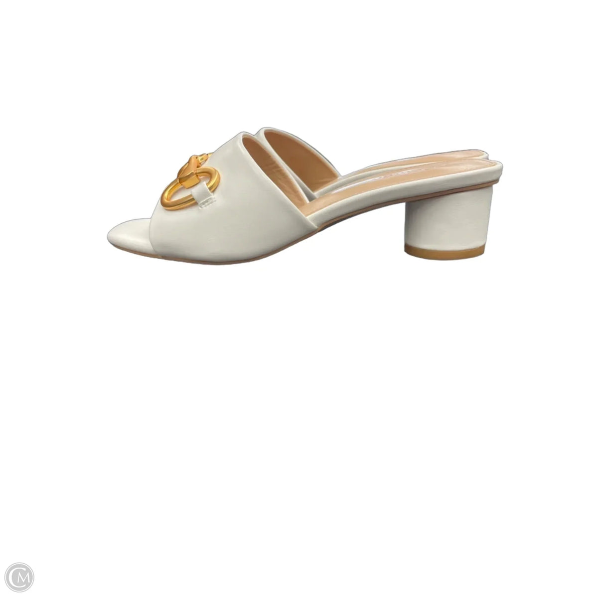 Shoes Heels Block By Coutgo In White, Size: 7.5
