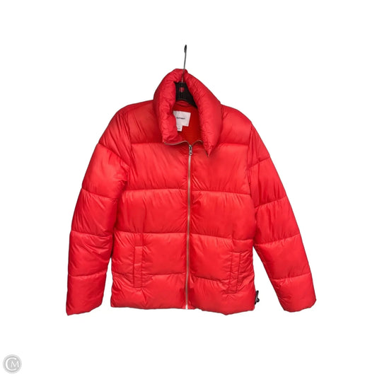 Jacket Puffer & Quilted By Old Navy In Red, Size: S