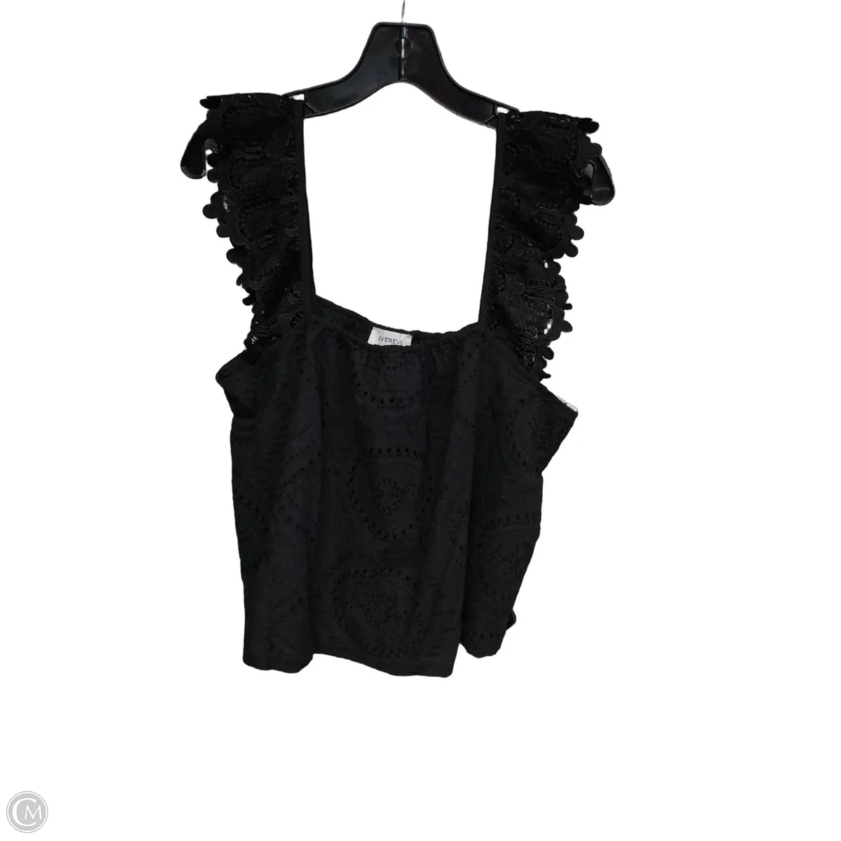 Top Sleeveless By Evereve In Black, Size: L
