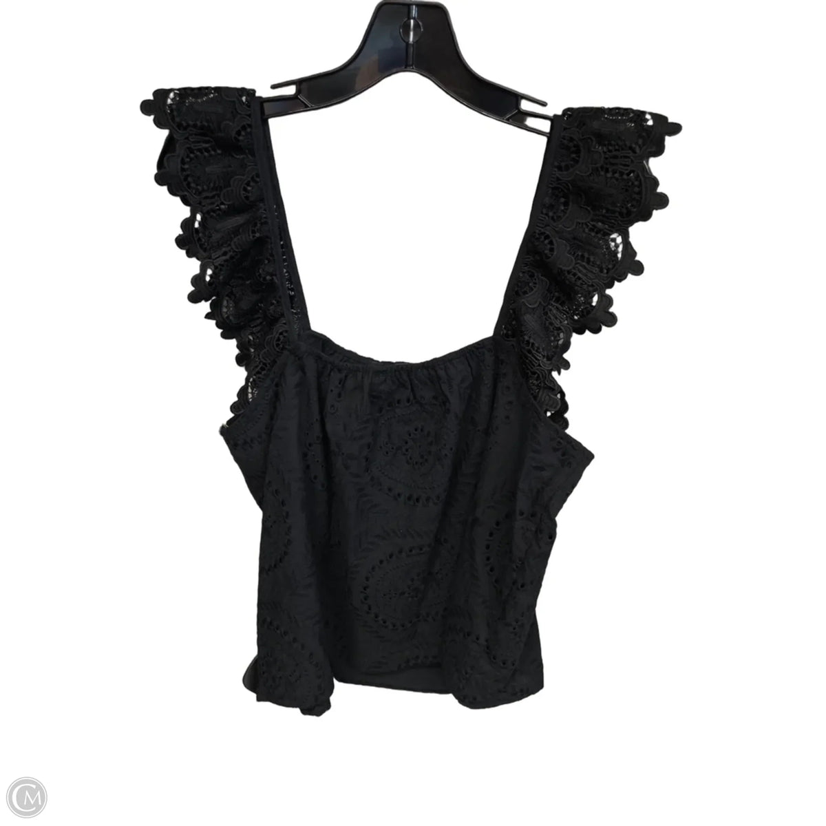 Top Sleeveless By Evereve In Black, Size: L