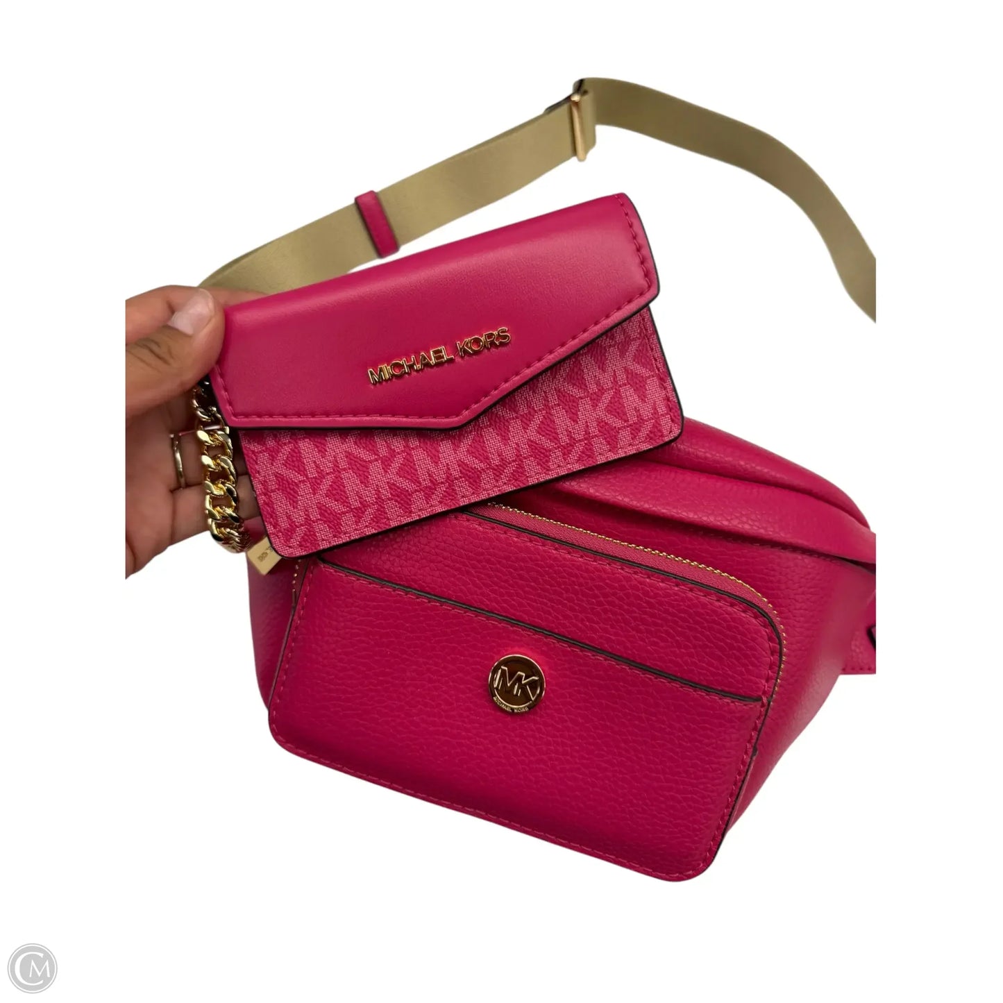 Crossbody Designer By Michael Kors, Size: Large