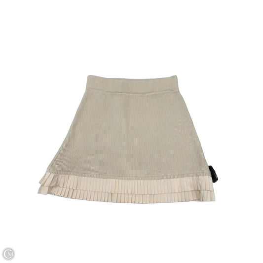 Skirt Midi By Galita Fashion In Cream & Yellow, Size: S