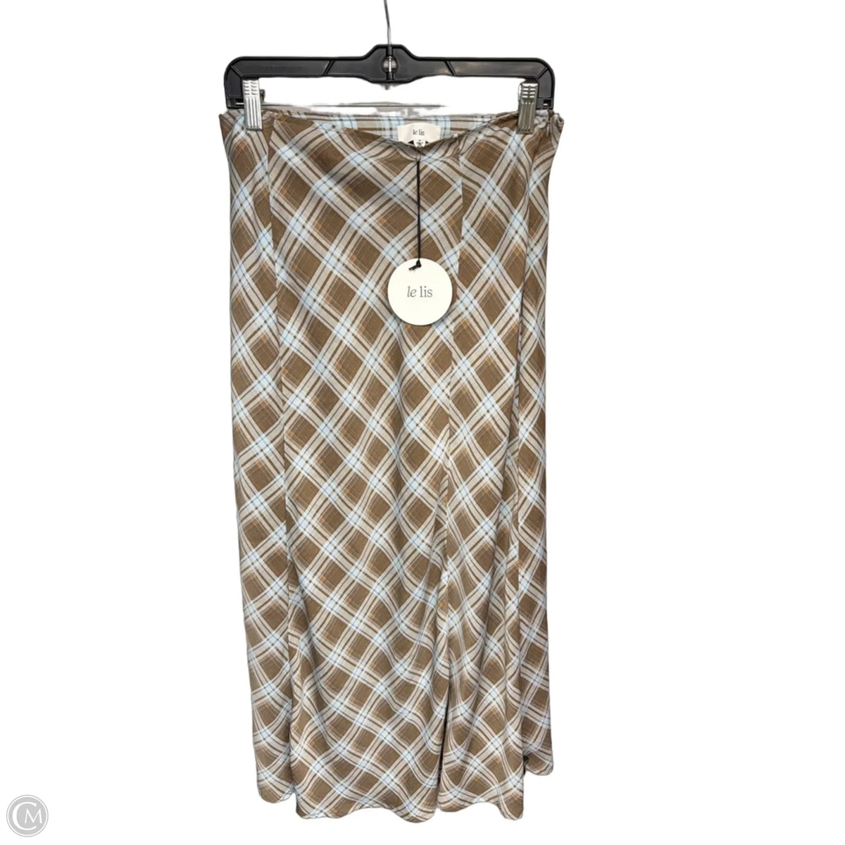 Skirt Maxi By Le Lis In Blue & Brown, Size: M