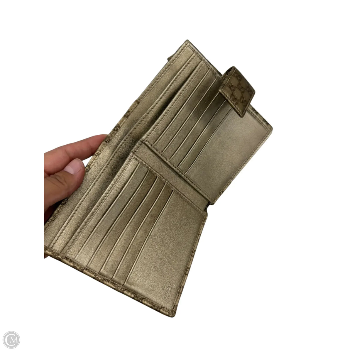 Wallet Luxury Designer By Gucci, Size: Small