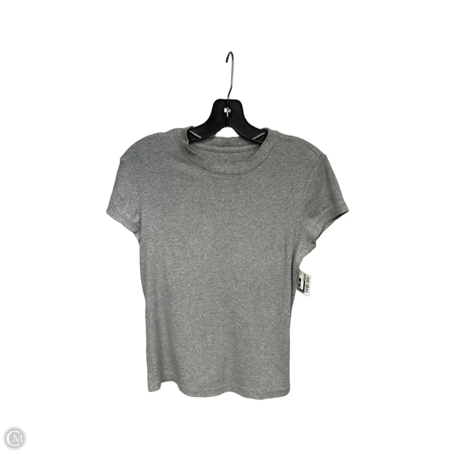 Top Short Sleeve Basic By A New Day In Grey, Size: M