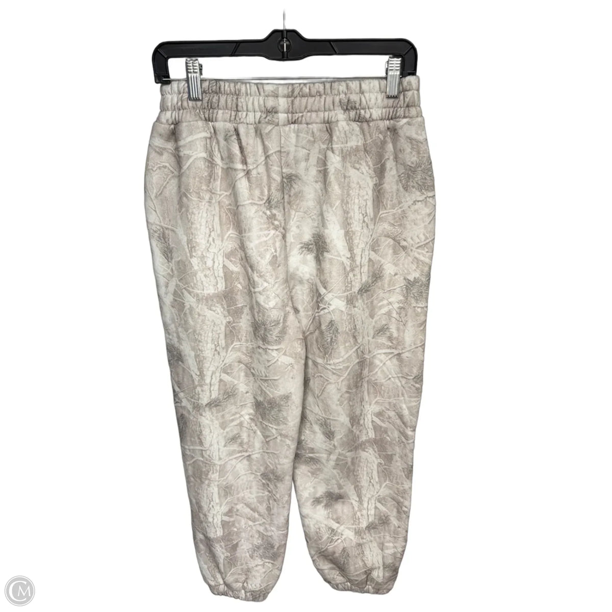 Athletic Pants By Comfrt In Cream & Grey, Size: M