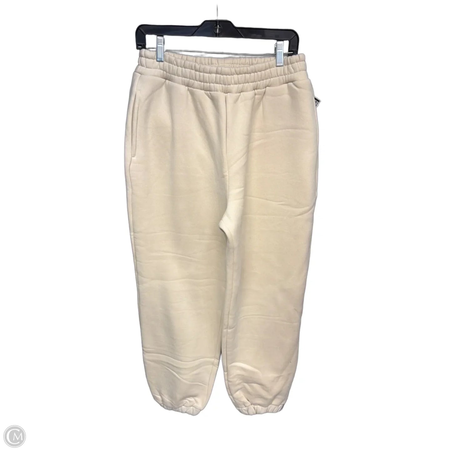 Athletic Pants By Comfrt In Cream, Size: L