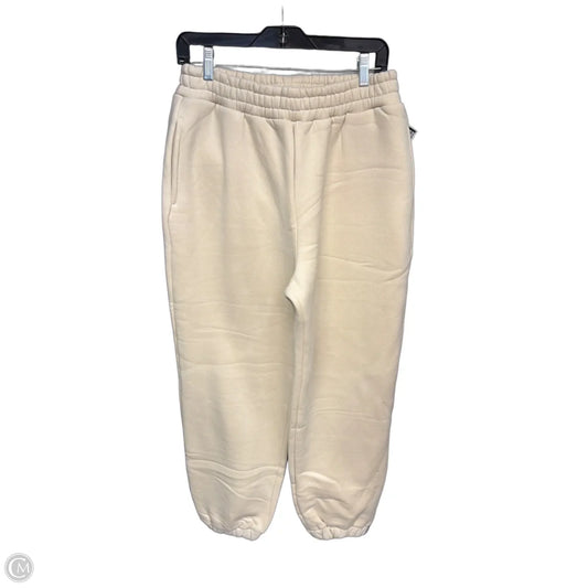 Athletic Pants By Comfrt In Cream, Size: L