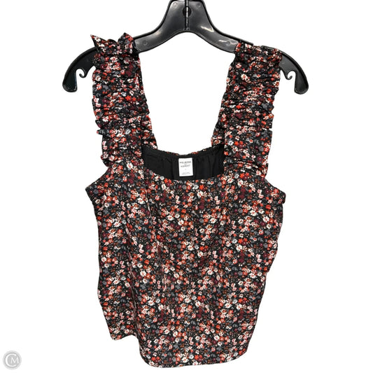 Top Sleeveless By Melrose And Market In Floral Print, Size: S