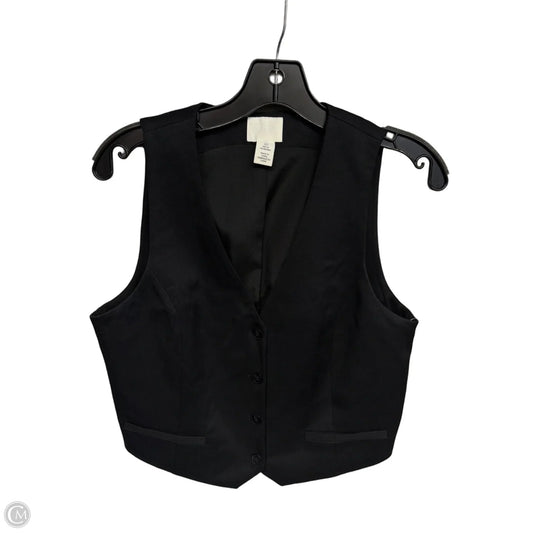 Top Sleeveless By H&m In Black, Size: S