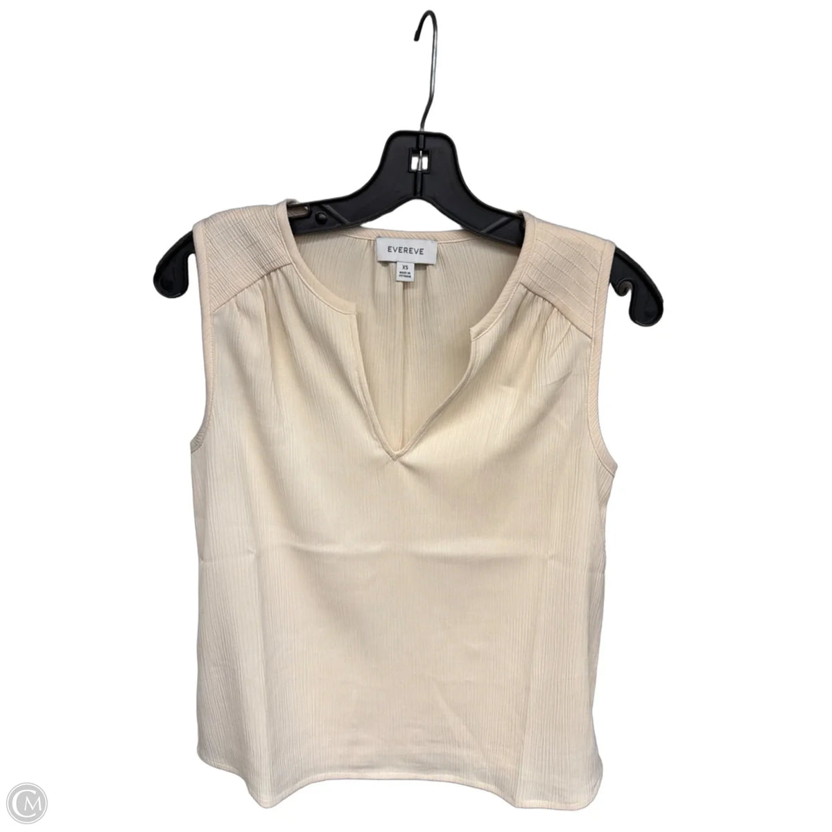 Top Sleeveless By Evereve In Cream, Size: Xs