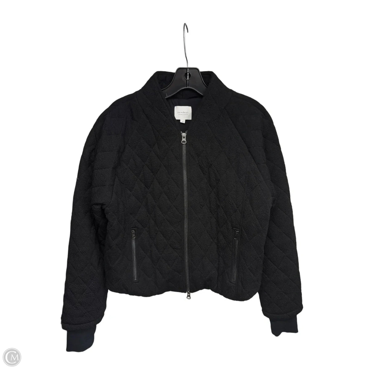 Jacket Puffer & Quilted By Clothes Mentor In Black, Size: M