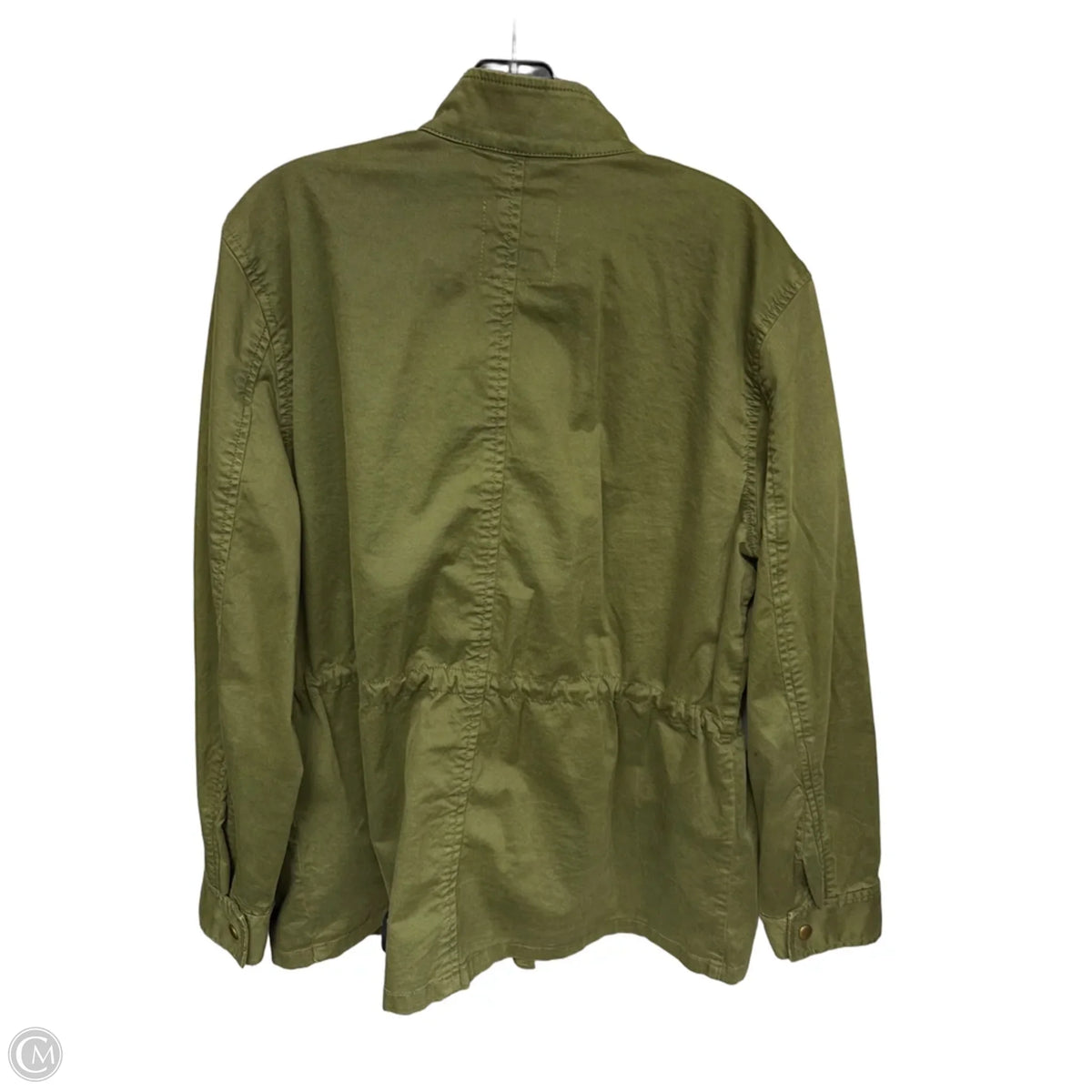 Jacket Moto By Gap In Green, Size: L