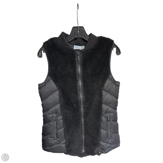 Vest Faux Fur & Sherpa By Athleta In Black, Size: S