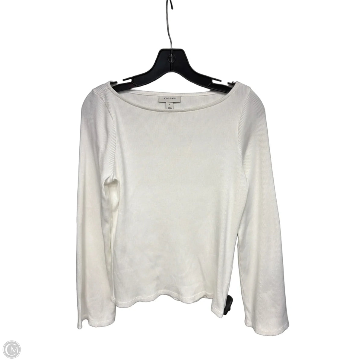 Top Long Sleeve By On 34th In White, Size: S