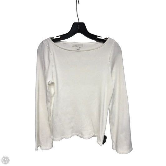 Top Long Sleeve By On 34th In White, Size: S