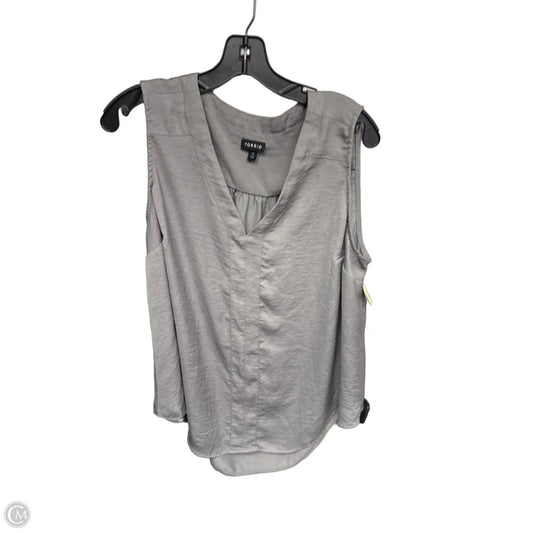 Top Sleeveless By Torrid In Grey, Size: L