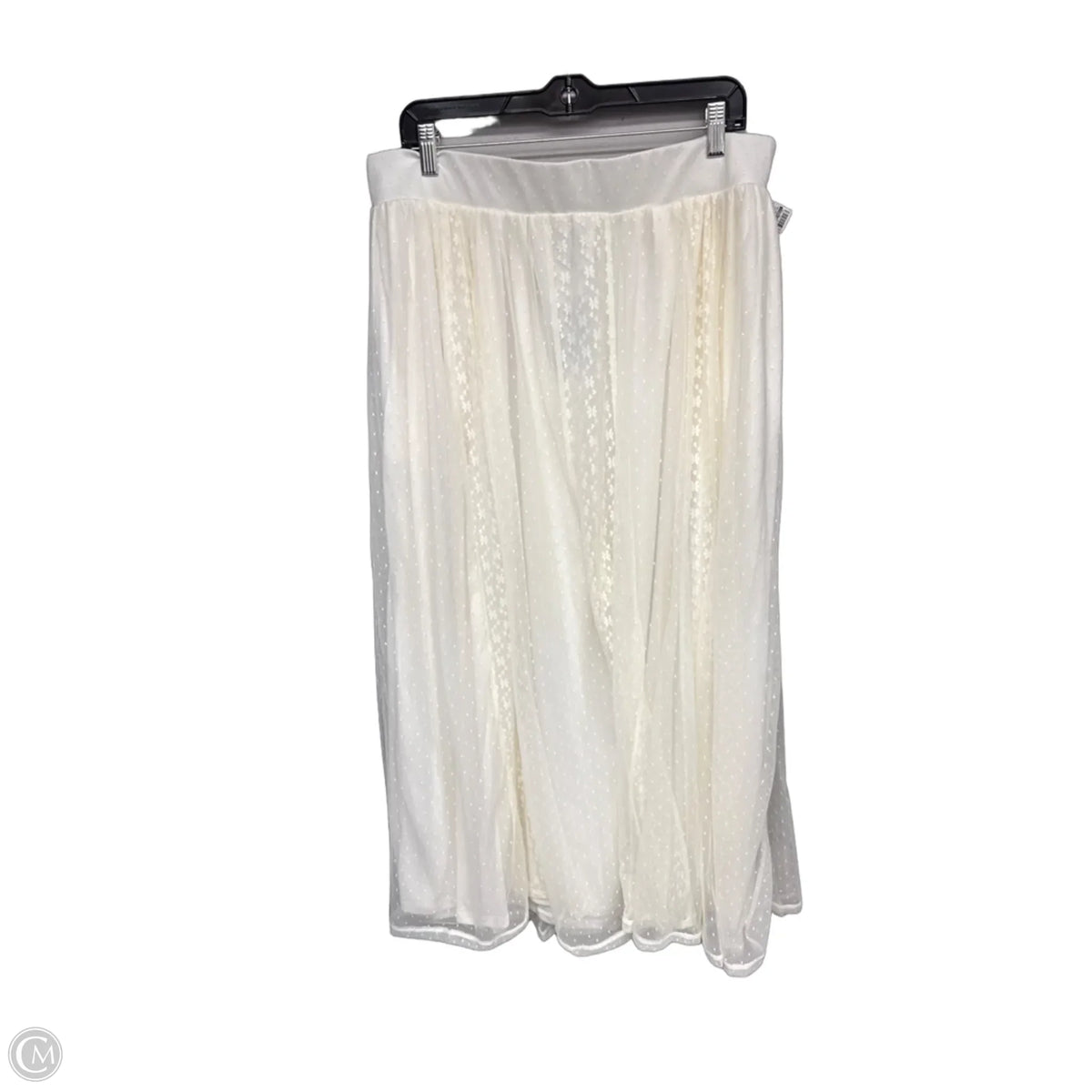 Skirt Maxi By Torrid In Cream, Size: 10