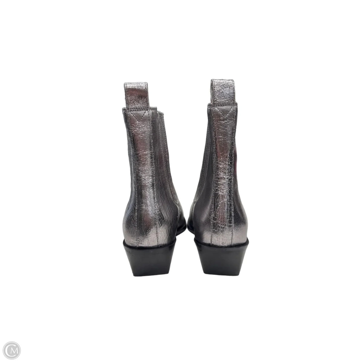 Boots Ankle Heels By Seychelles In Silver, Size: 10