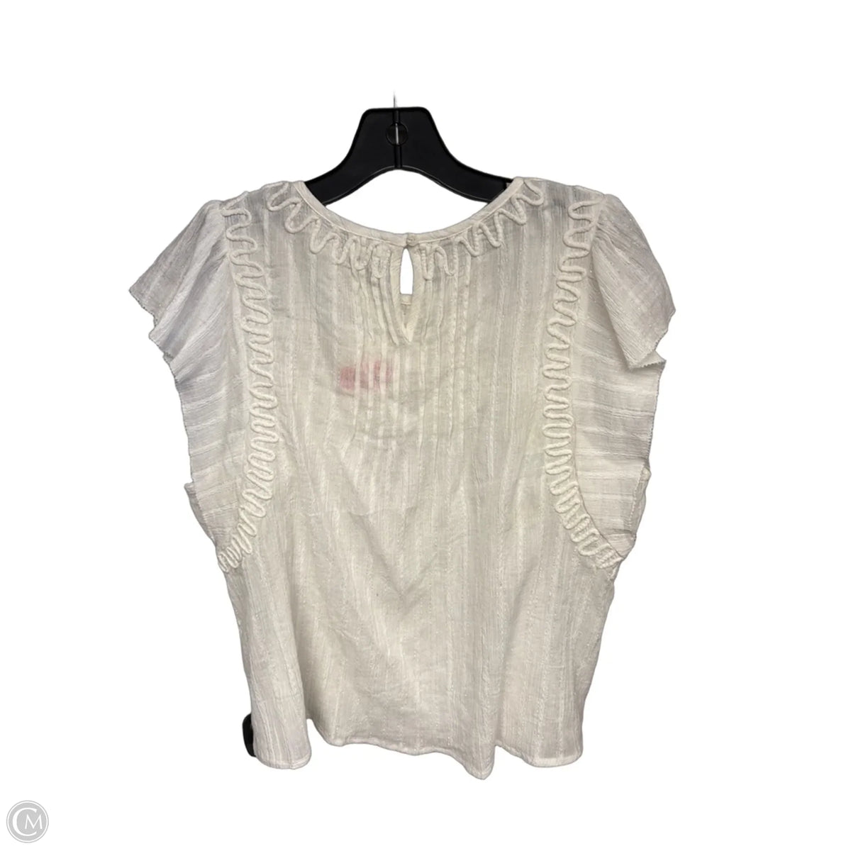 Top Sleeveless By Jennifer & Grace In White, Size: L