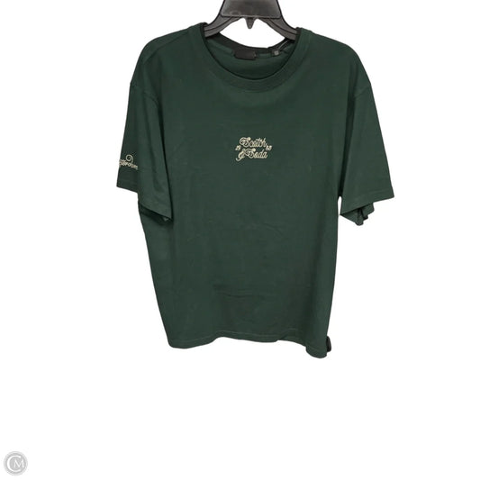 Top Short Sleeve By Scotch & Soda In Green, Size: L