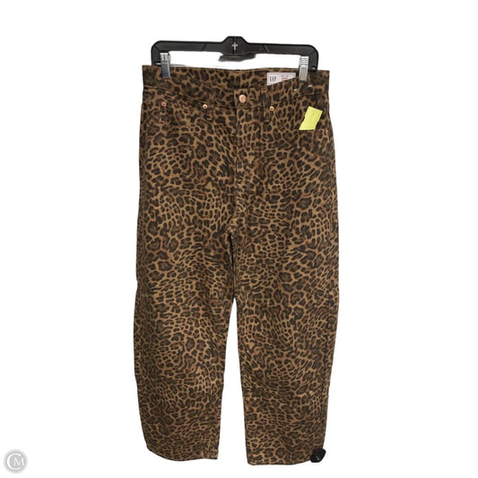 Pants Wide Leg By Gap In Animal Print, Size: 6