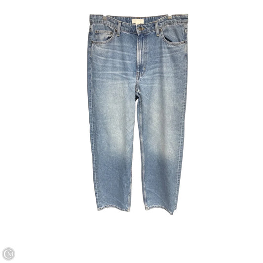 Jeans Straight By H&m In Blue Denim, Size: 14