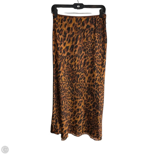 Skirt Maxi By A New Day In Animal Print, Size: S